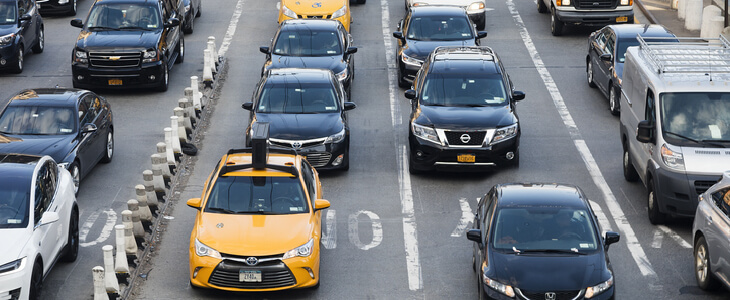 traffic jam in New York City
